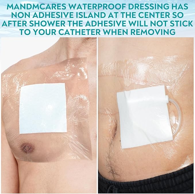 Hemodialysis Peritoneal Dialysis Large Waterproof Catheter Shower Cover - Image 3