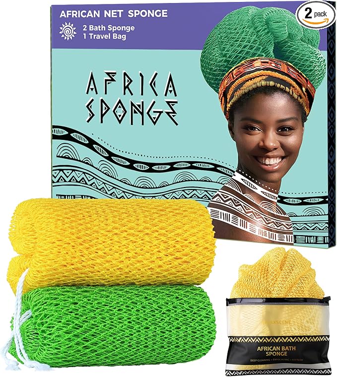 African Net Sponge with Knots by RelaxScene