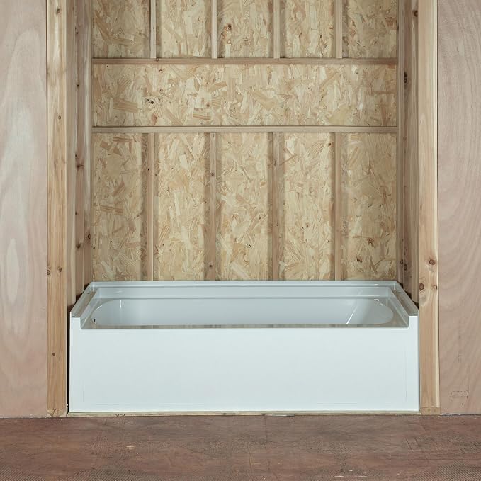 WOODBRIDGE 60” x 32” Alcove Soaking Bathtub in white - Image 12
