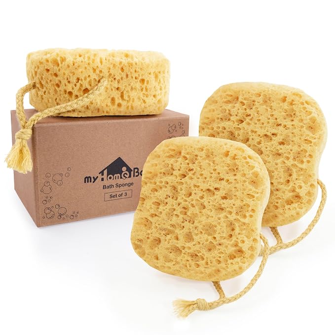 myHomeBody Bath Sponge, Foam Loofah, Body Scrubber by myHomeBody