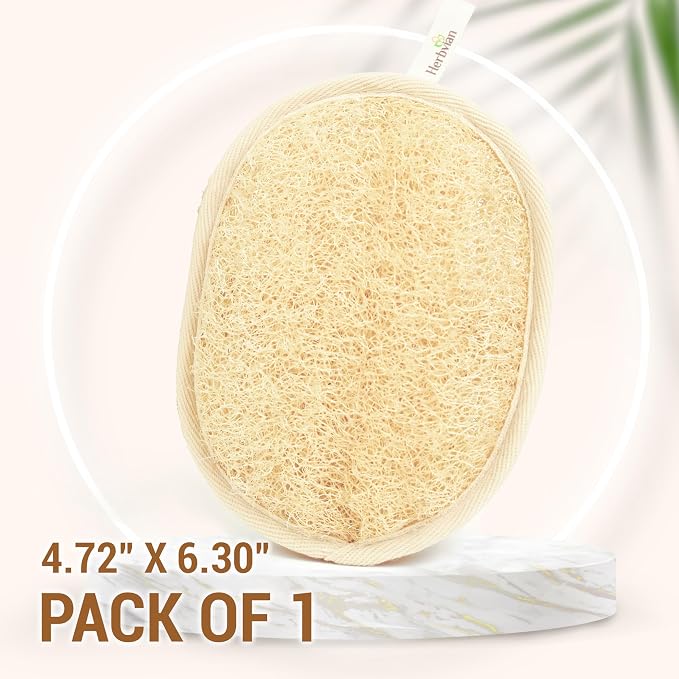 Vietnamese Natural Loofah Exfoliating Body Scrubber Pads, 100% Plant-Based - Image 7