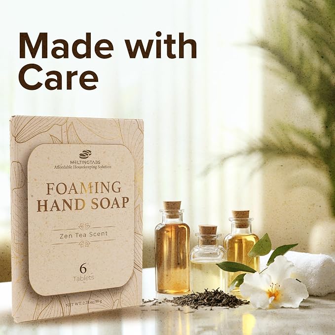 Foaming Hand Soap Tablets Refill – Zen Tea Scent - Image 7
