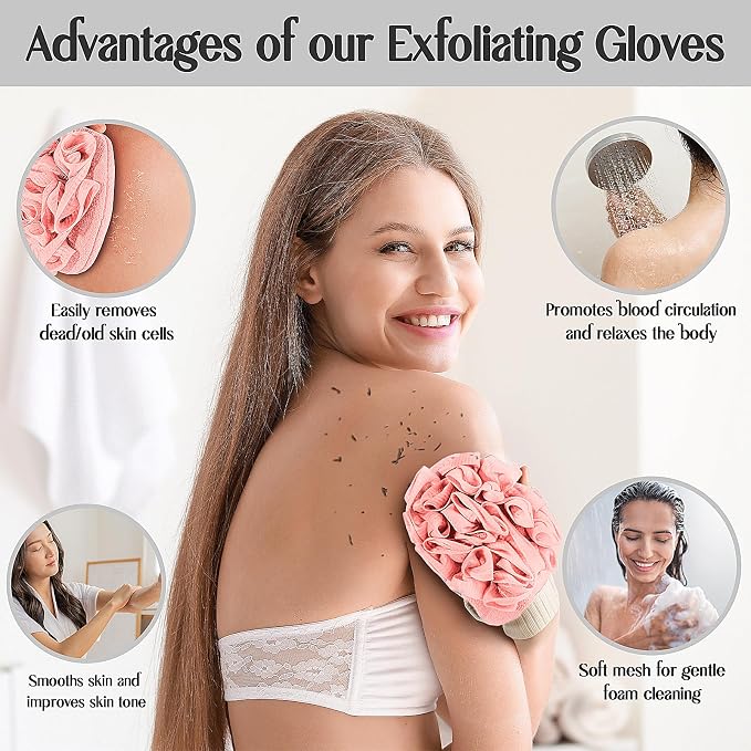 Deep Exfoliating Mitts Double-Sided Gloves - Image 6