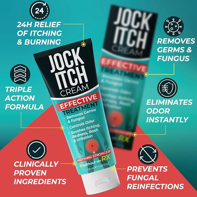 Jock Itch Cream | Extra Strength Antifungal Treatment - Image 4