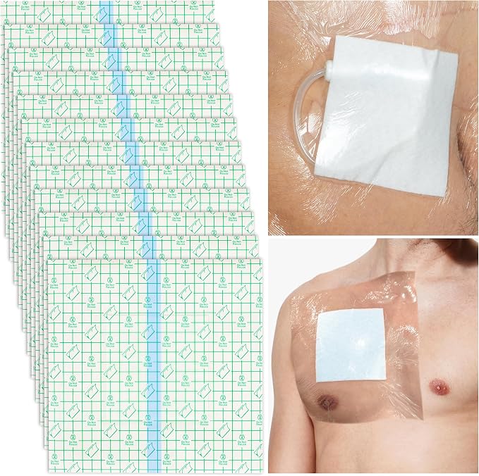Hemodialysis Peritoneal Dialysis Large Waterproof Catheter Shower Cover by MandMcares