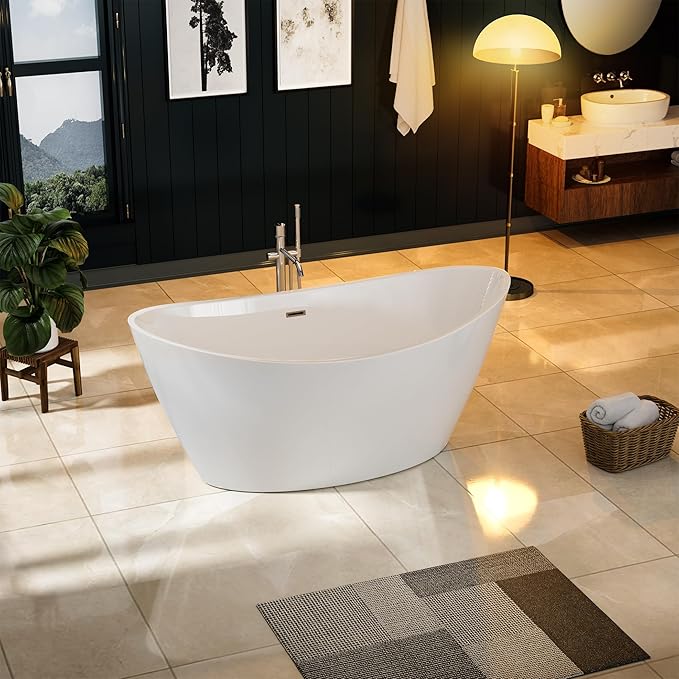 Empava EMPV-FT1518 67" Acrylic Freestanding Bathtub - Image 5