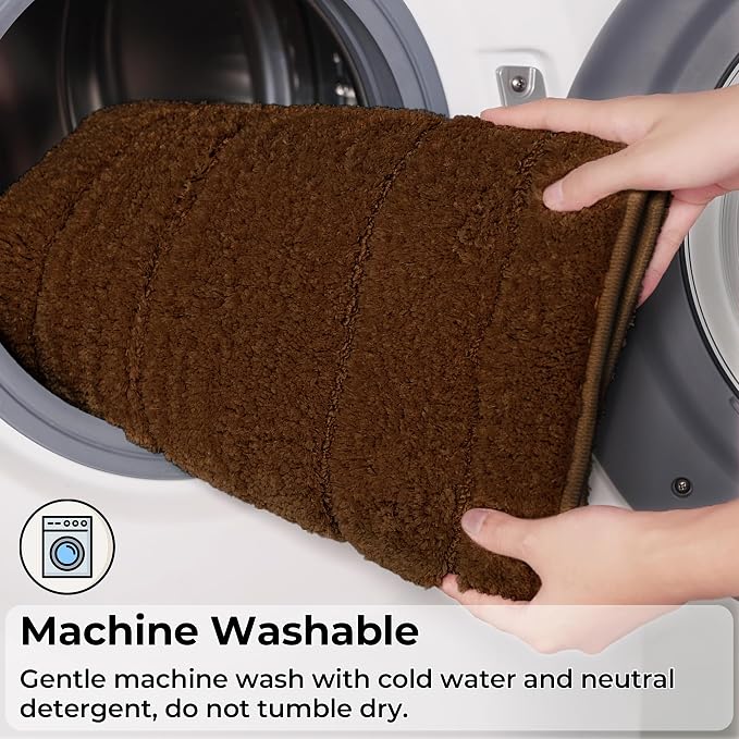 GRANNY SAYS Bathroom Rugs Sets 3 Piece, Soft Absorbent Microfiber Bath Mats - Image 8