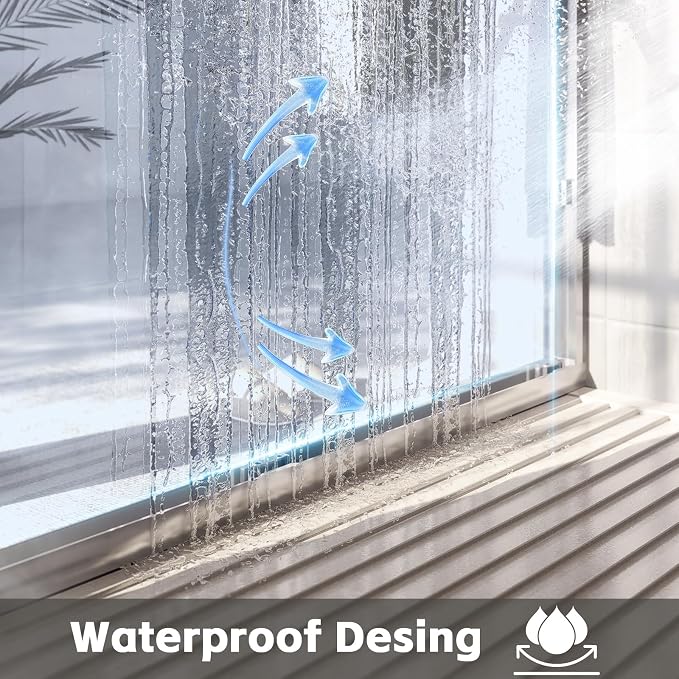 Shower Doors Glass Sliding, Semi-Frameless, 1/4" Inch Sgcc Tempered Glass - Image 4