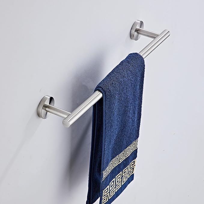 Bath Towel Bar, 18 Inch 304 Stainless Steel Thicken Towel Holder - Image 3