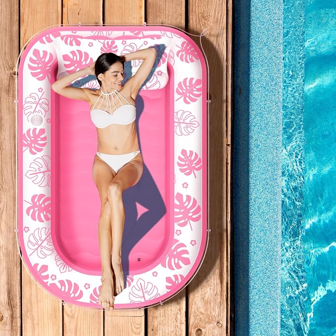 Inflatable Tanning Pool Lounger Float - Image 6