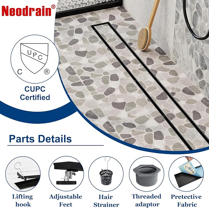 Neodrain 18-Inch Linear Shower Drain - Image 5