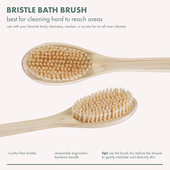 EcoTools Bristle Bath Brush, Shower Body Brush - Image 5
