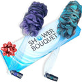 SHOWER BOUQUET Loofah-Charcoal Back-Scrubber Color-2-Pack // by ShowerBouquet%C2%AE