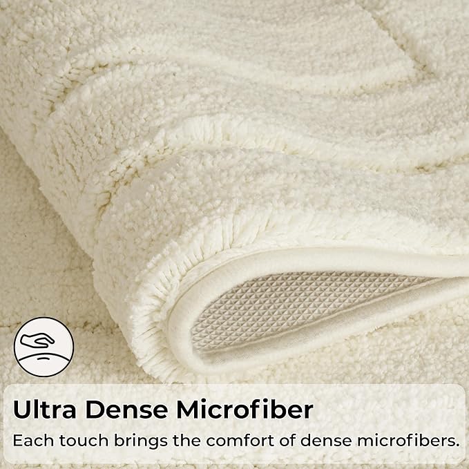 GRANNY SAYS Bathroom Rugs Sets 3 Piece, Soft Absorbent Microfiber Bath Mats - Image 3