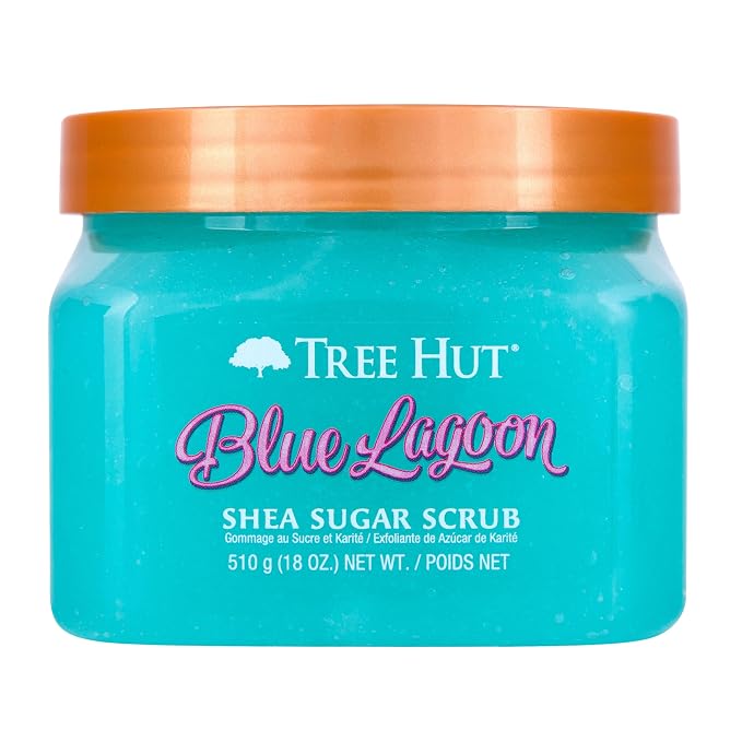 Tree Hut Blue Lagoon Shea Sugar Scrub, Exfoliating, Hydrating & Moisturizing by TreeHut
