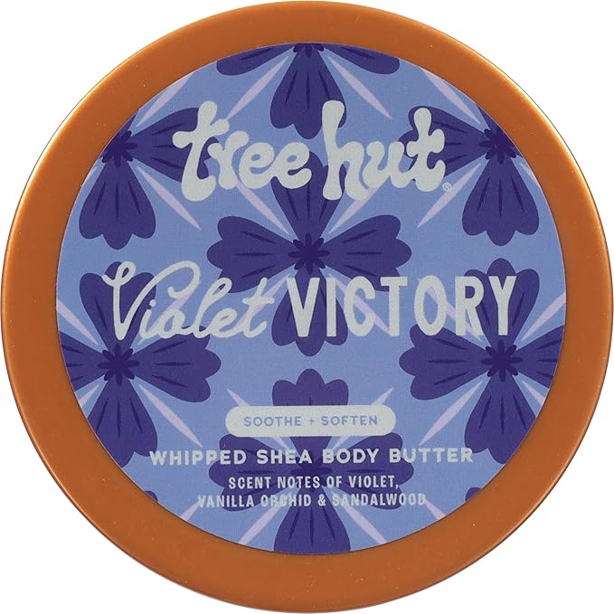 Tree Hut Violet Victory Whipped Shea Body Butter, Hydrating & Nourishing Body by TreeHut