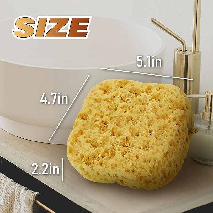 myHomeBody Bath Sponge, Foam Loofah, Body Scrubber - Image 3
