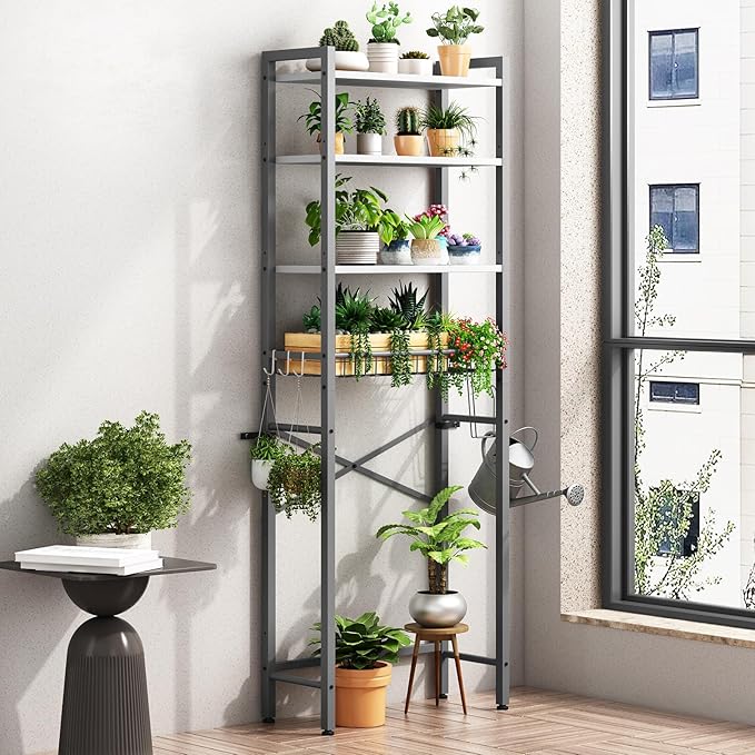 Over-The-Toilet Storage Rack, 4-Tier Bathroom Organizer Shelf Over Toilet - Image 7
