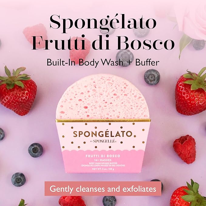 Spongelato Loofah Exfoliating Body Scrubber by Spongelle | Infused - Image 2