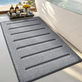 LUMI Soft Absorbent Bathroom Rugs, Non Slip Bath Mats by LUMI