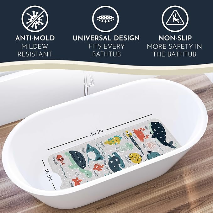 Bath Tub Mat Non Slip Anti Mold - Image 2