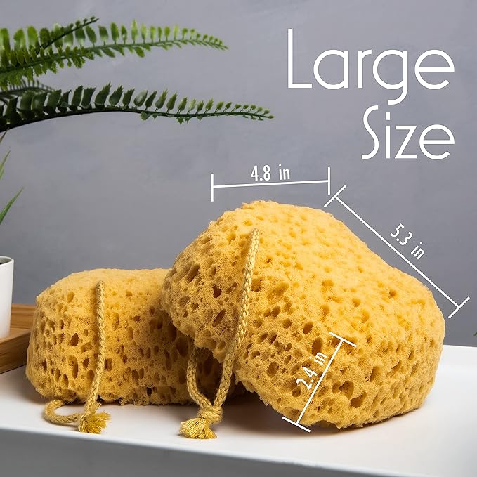 myHomeBody Bath Sponge, Foam Loofah, Body Scrubber - Image 3