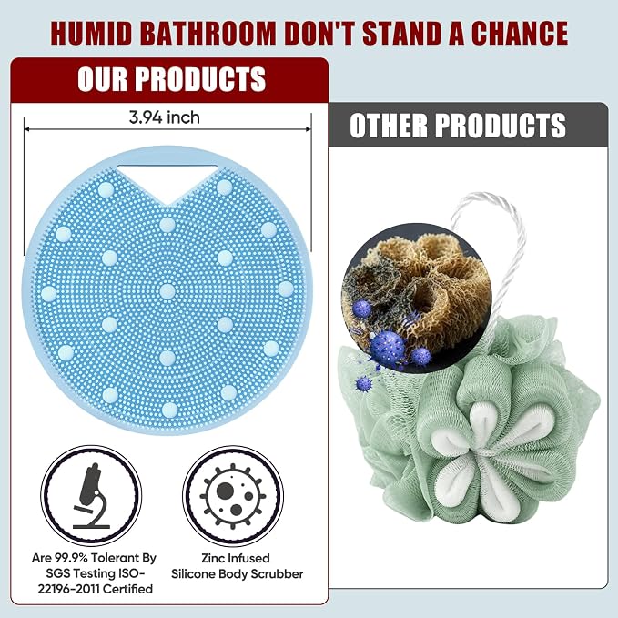 Silicone Body Scrubber - Image 2