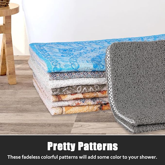 Square Shower Mat Non Slip: 31x31 Inch Extra Large Shower Floor Mat - Image 5