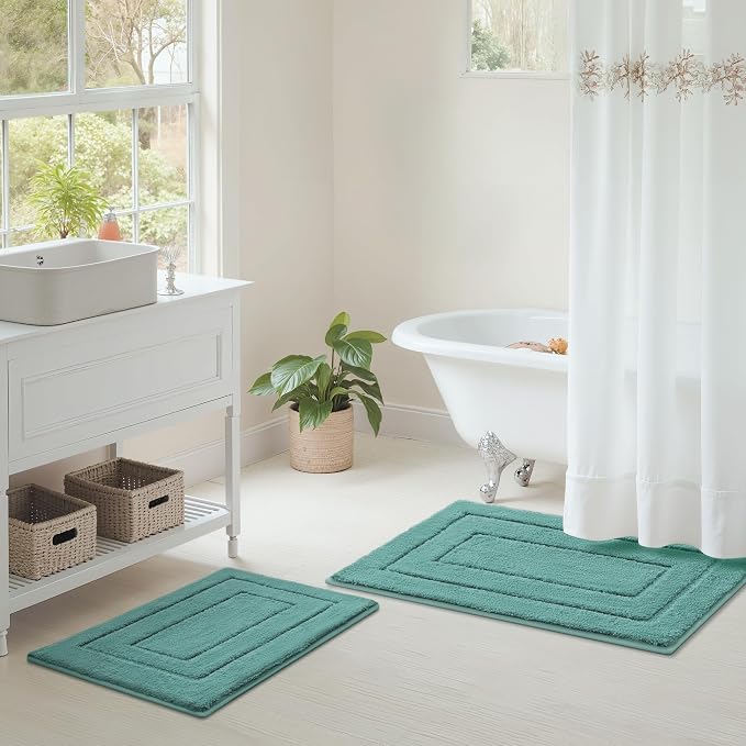 GRANNY SAYS Bathroom Rugs Sets 2 Piece, Soft Absorbent Microfiber Bath Mats - Image 9