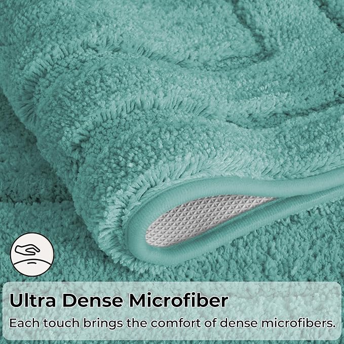 GRANNY SAYS Bathroom Rugs Sets 2 Piece, Soft Absorbent Microfiber Bath Mats - Image 3
