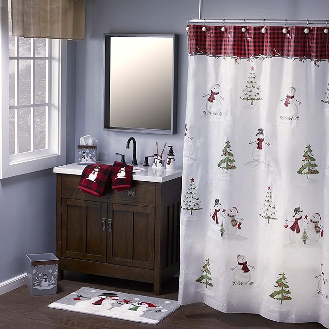 SKL Home Christmas Woodland Winter Snowman Soap Dispenser - Image 5