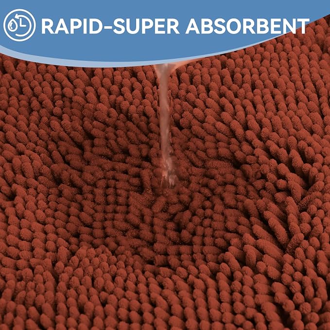 Bcoimo 70"×24" Absorbent Bath Mat, Non-Slip - Image 5
