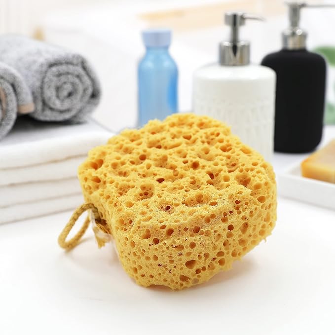 myHomeBody Bath Sponge, Foam Loofah, Body Scrubber - Image 6