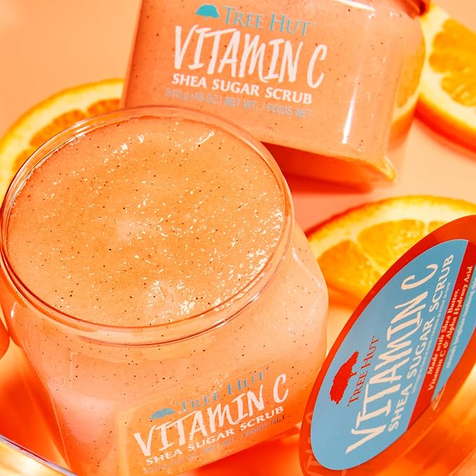 Tree Hut Vitamin C Shea Sugar Scrub, 18 oz, Ultra Hydrating and Exfoliating - Image 3