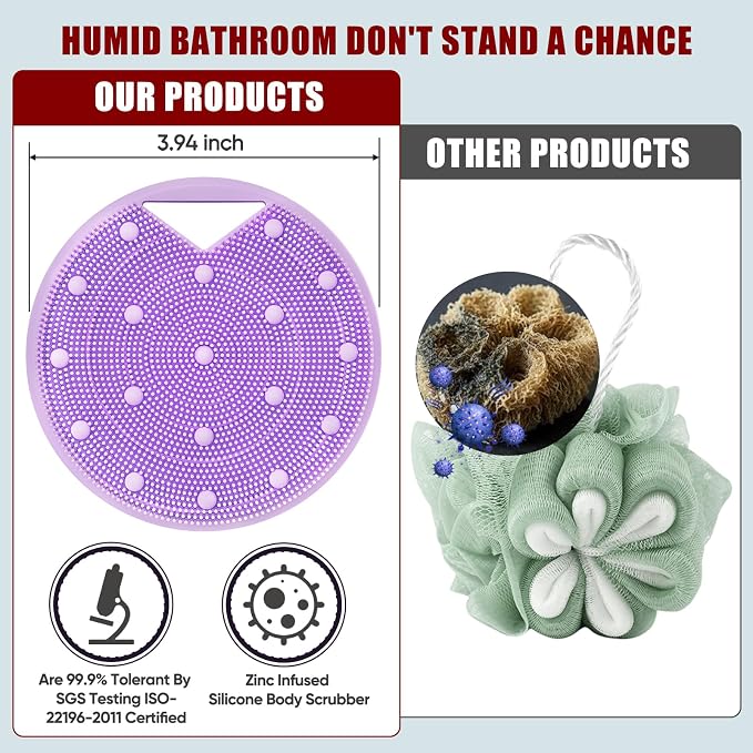 Silicone Body Scrubber - Image 3