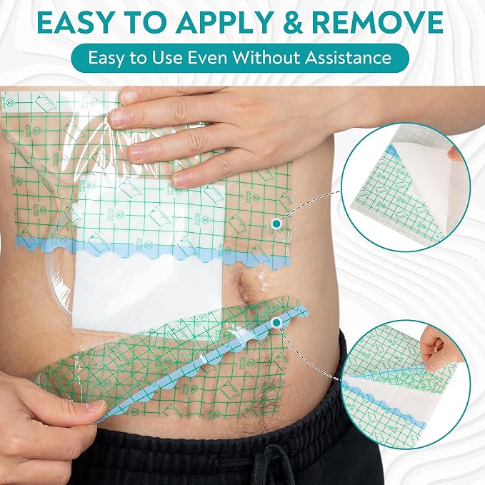 Hemodialysis Peritoneal Dialysis Large Waterproof Catheter Shower Cover - Image 5