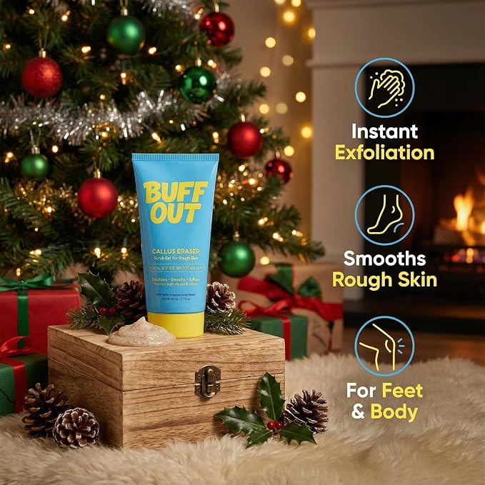 BUFFOUT Callus Eraser Exfoliating Gel – Body Care Exfoliator Scrub & Exfoliant - Image 4