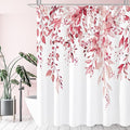 Gibelle Extra Long Shower Curtain 72 x 84, Tall Pink Floral Shower Curtain by Gibelle