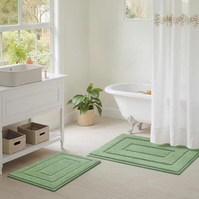 GRANNY SAYS Bathroom Rugs Sets 2 Piece, Soft Bath Mats - Image 6