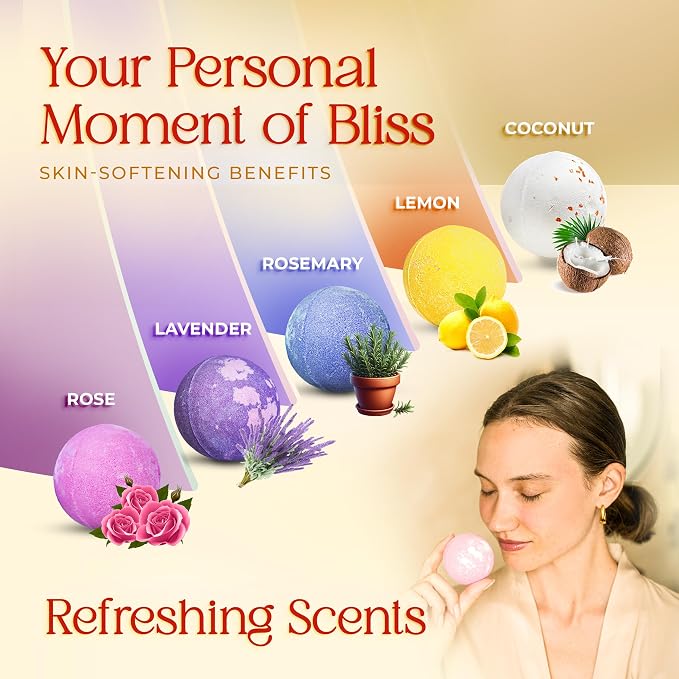 10 XXL Bath Bombs for Women Relaxing - Image 3