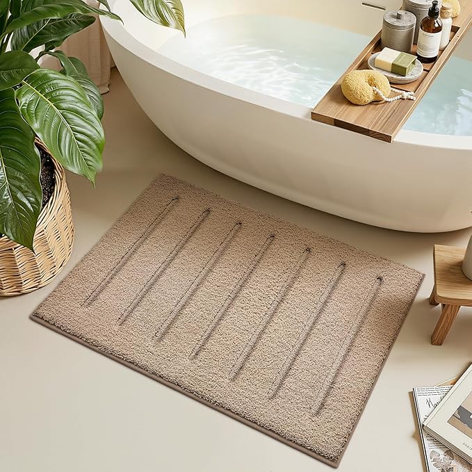 LUMI Soft Absorbent Bathroom Rugs, Non Slip Bath Mats - Image 3