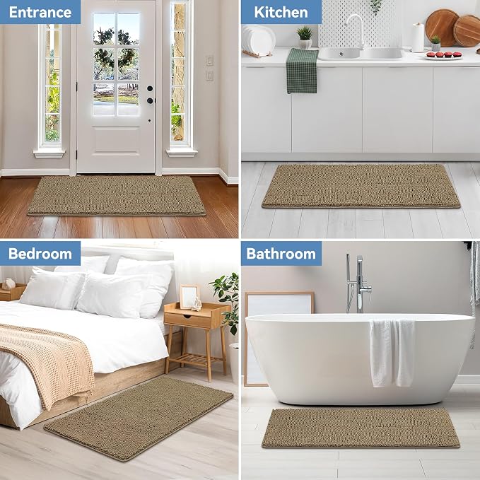 Bcoimo 48"×24" Absorbent Bath Mat, Non-Slip - Image 7