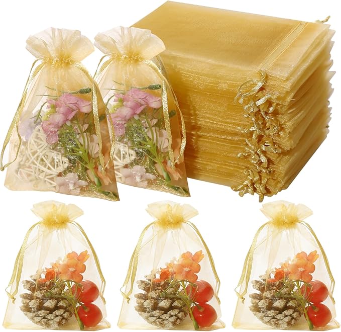 Hopttreely 100pcs Organza Bags by Hopttreely