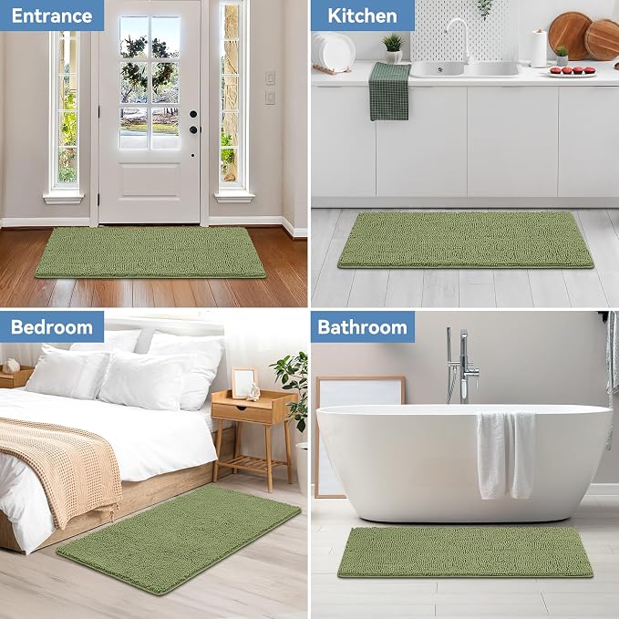 Bcoimo 48"×24" Absorbent Bath Mat, Non-Slip - Image 7