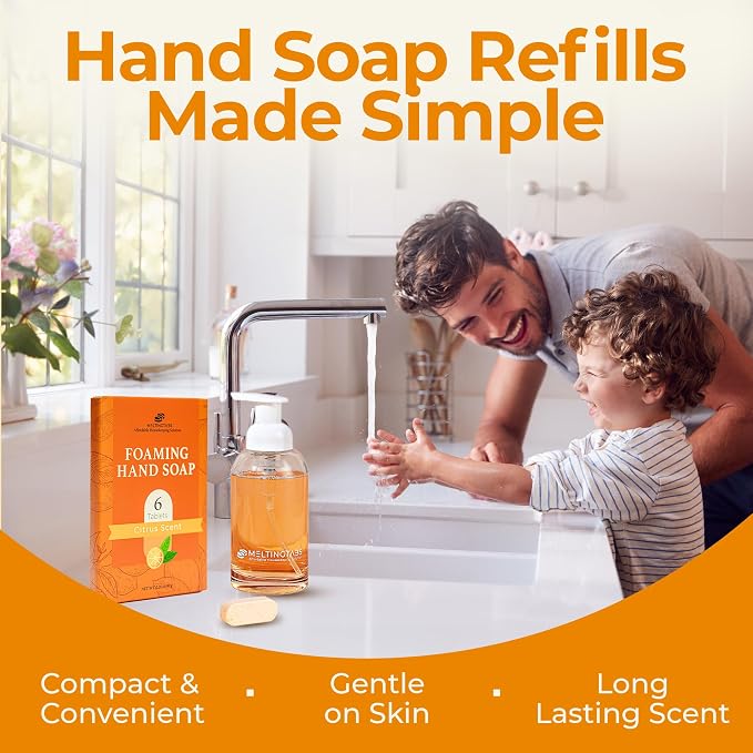 Foaming Hand Soap Tablets Refill – Citrus Scent - Image 7