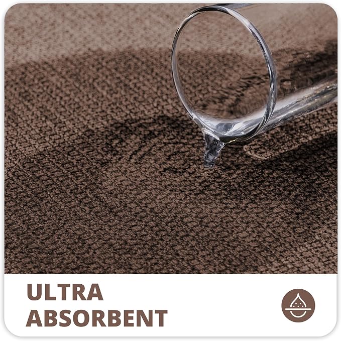 Bath Mat, Ultra Thin Bathroom Rugs, Rubber Bath Mats - Image 4