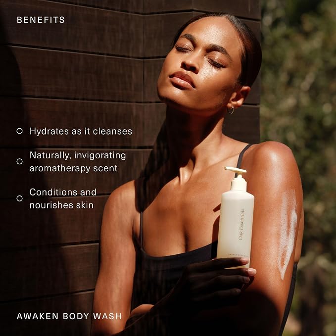 Oak Essentials Awaken Body Wash | Hydrating Shower Gel - Image 3