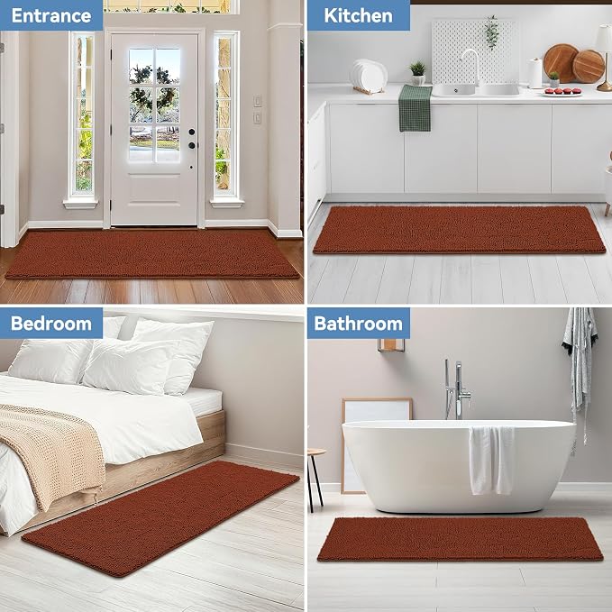 Bcoimo 70"×24" Absorbent Bath Mat, Non-Slip - Image 7