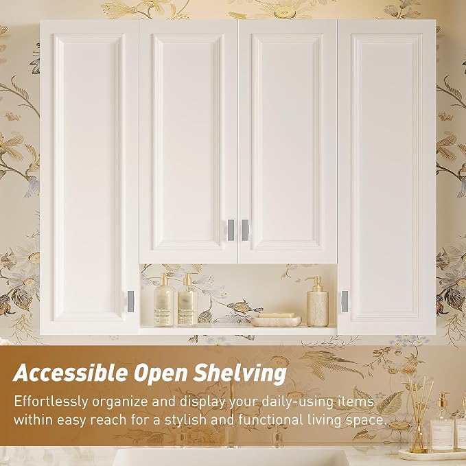 Bathroom Medicine Cabinet with Storage, Space Saver Over The Toilet - Image 4