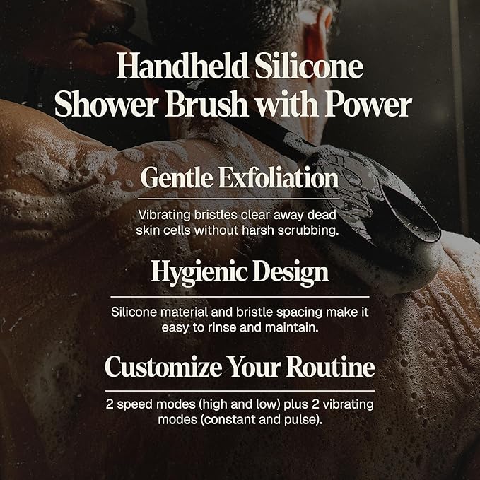 Black Wolf Silicone Body Scrubber & Exfoliator - Image 3